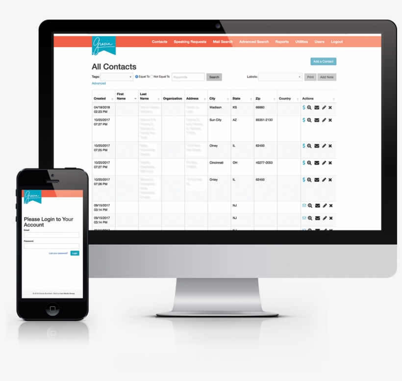 Gracia Burnham Contact Database - Auto Service, transparent png download