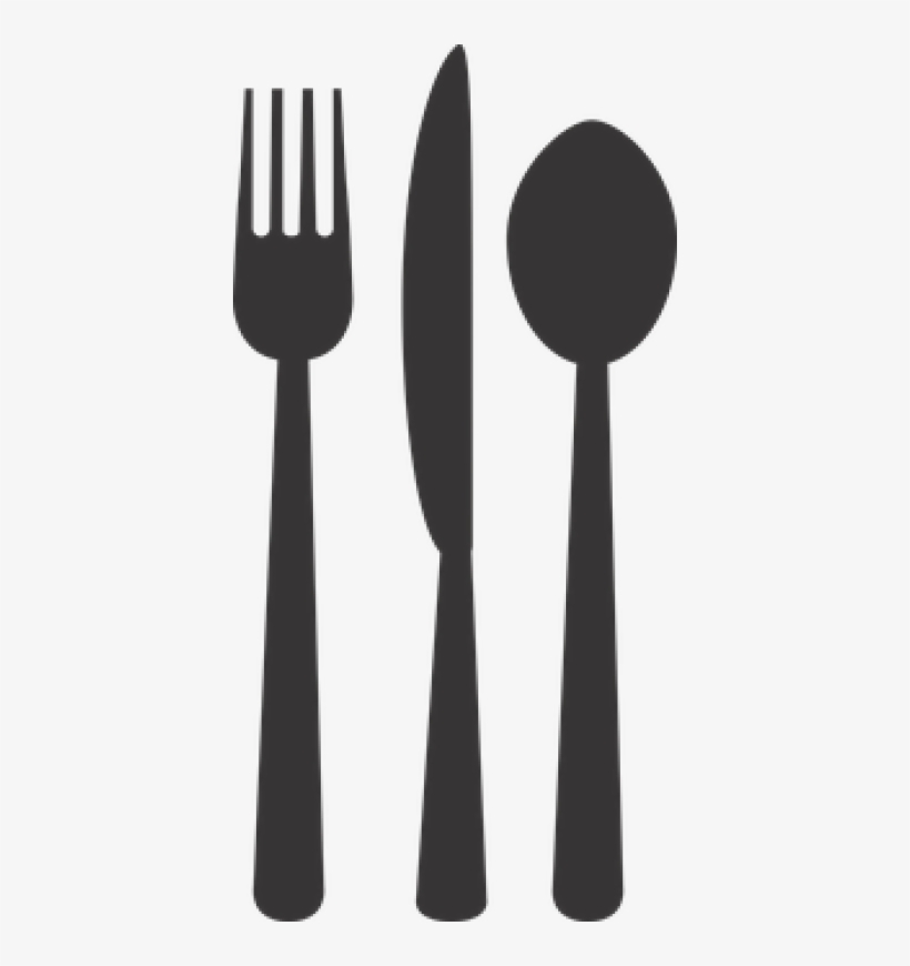 Silverware Plate Fork Spoon D - Fork, transparent png download