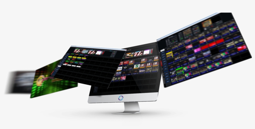 Centralized Network Control Of All Click Effects Systems - Led-backlit Lcd Display, transparent png download