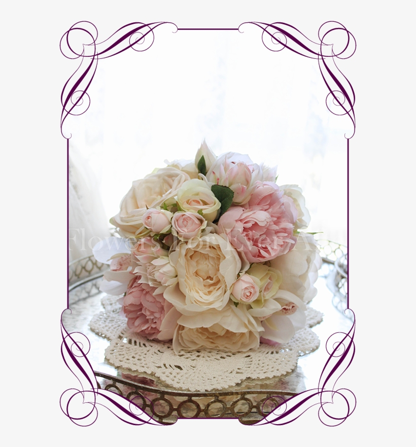 An Elegant And Romantic Silk Artificial Bridesmaids - Rose Flower For Wedding Cake, transparent png download