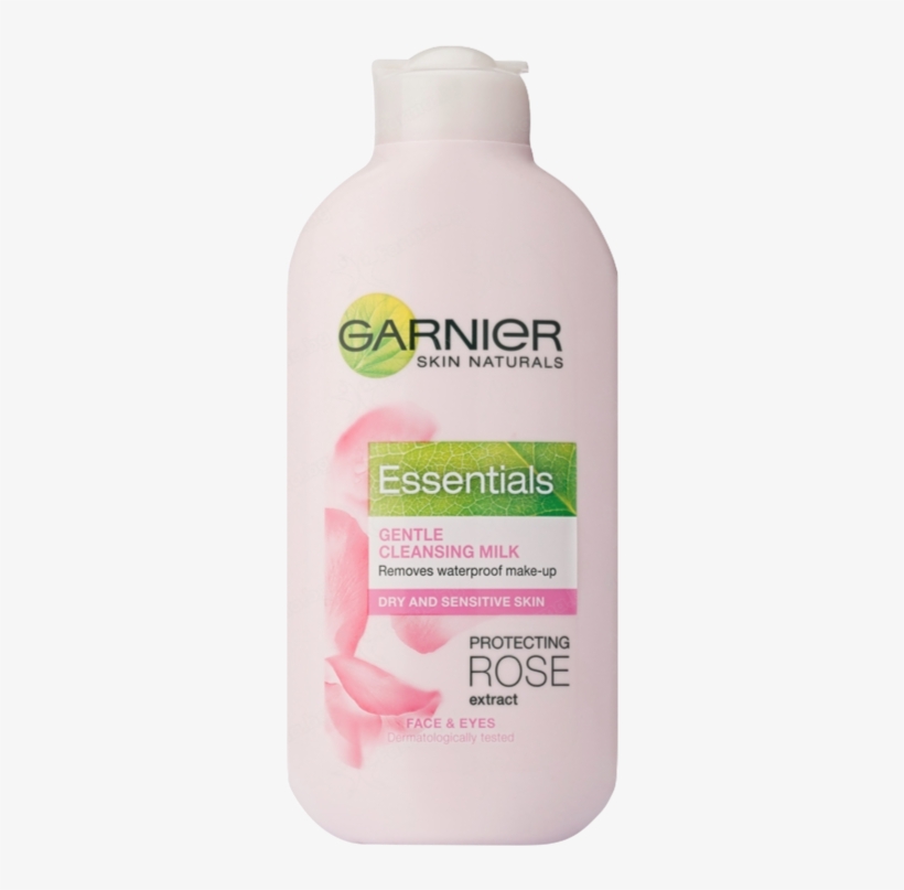 Garnier Essentials Cleansing Milk Rose Extract - Garnier Rose Cleansing Milk, transparent png download