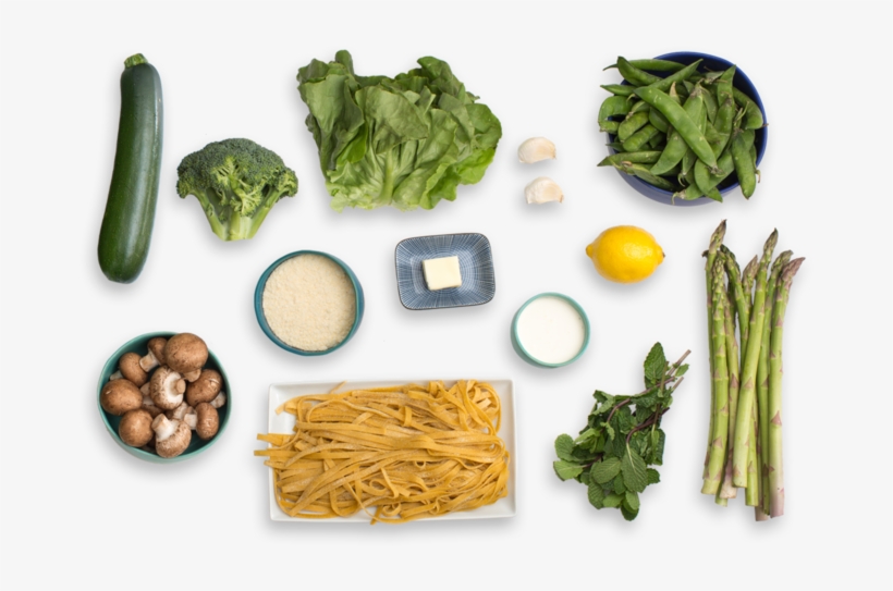Fresh Linguine Primavera With Spring Vegetables & Butter - Cruciferous Vegetables, transparent png download