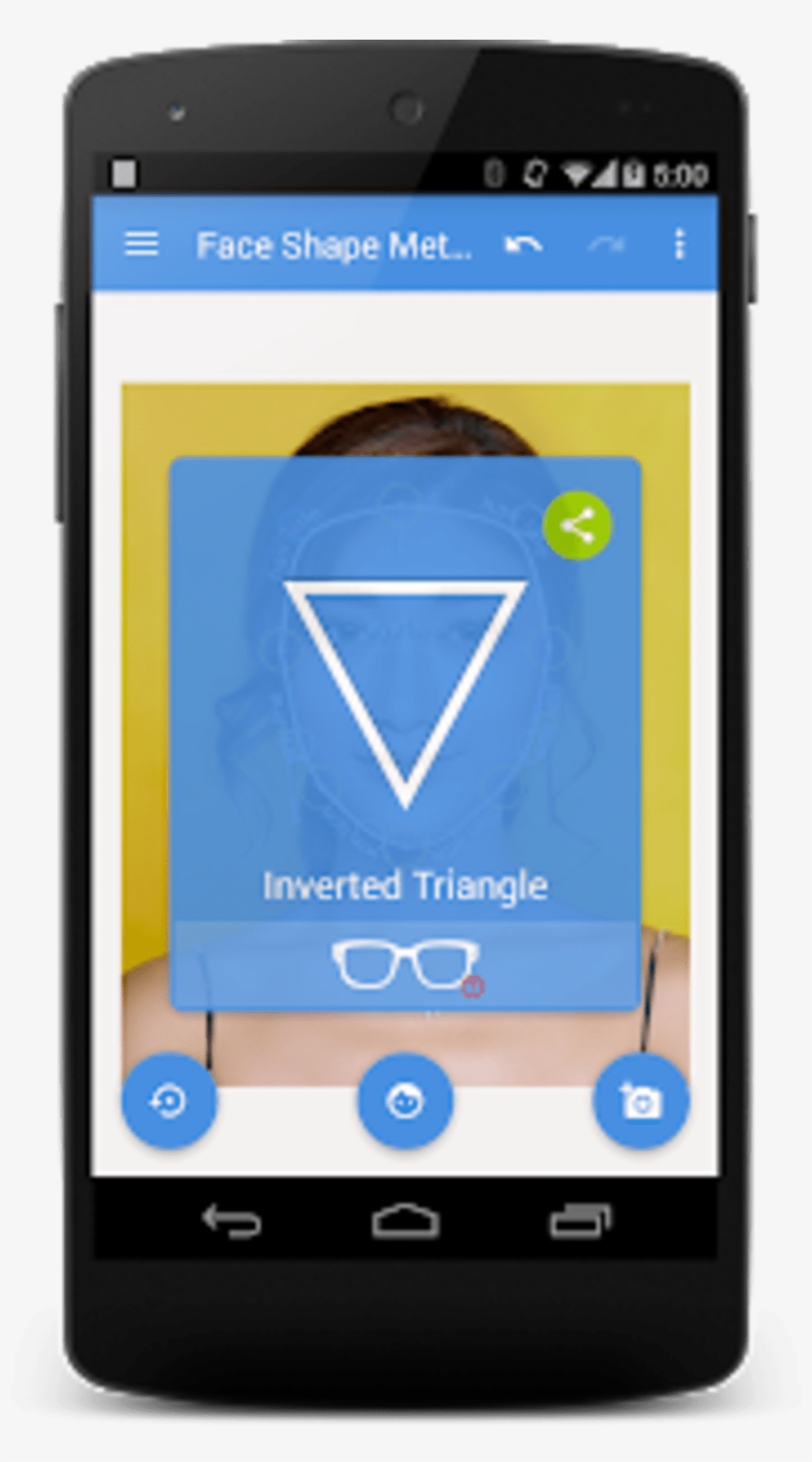 My Face Shape Meter Match Sunglasses Frame Iab - Android Application Package, transparent png download