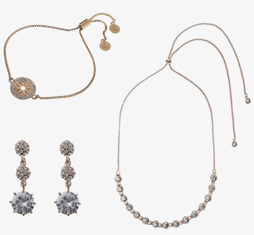 Jeminee Jewellery Gold Sophisticated Gift Set - Earrings, transparent png download