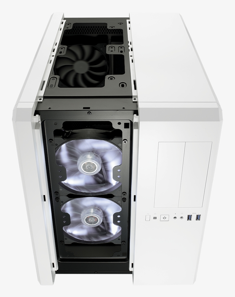 Corsair Carbide Series Air 540 Arctic White High Airflow - Corsair Carbide Series Air 540, transparent png download