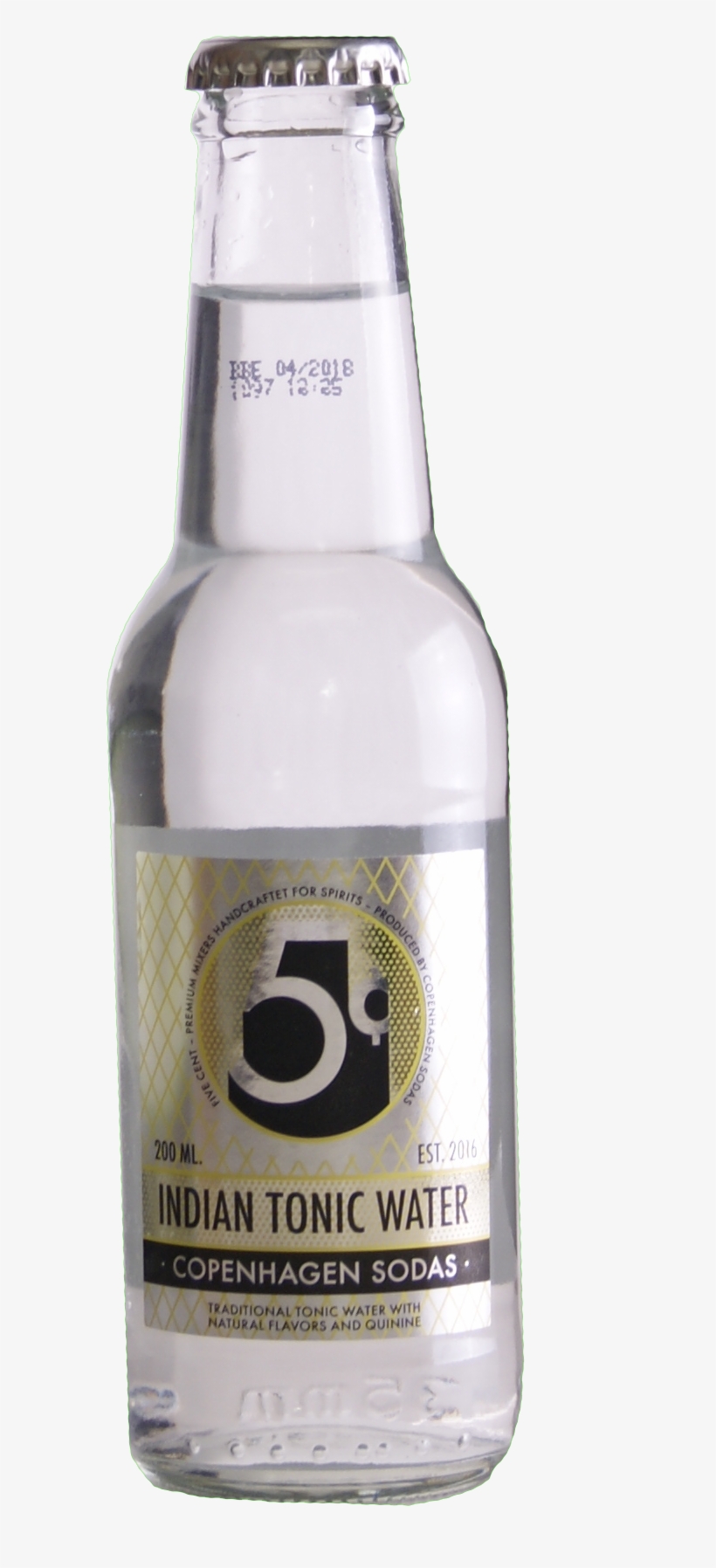 5 Cent Indian Tonic Water - Beer Bottle, transparent png download