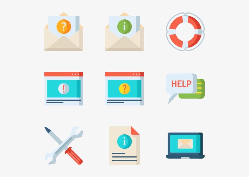 Help & Support - Circle, transparent png download