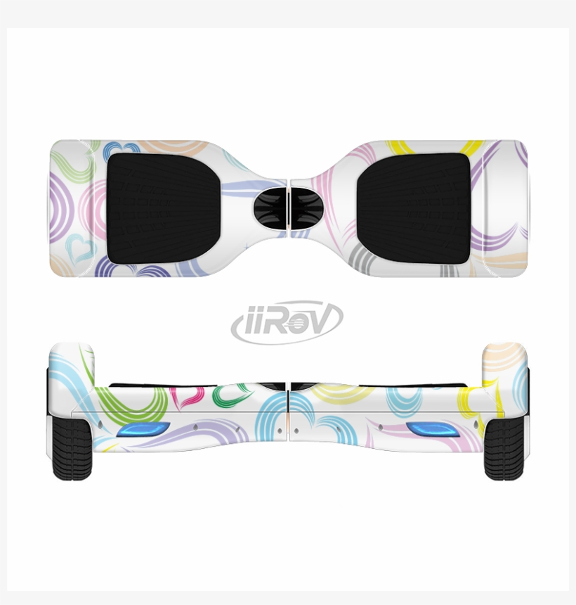 The Pastel Color Vector Heart Pattern Full-body Skin - Hoverboard Colors, transparent png download