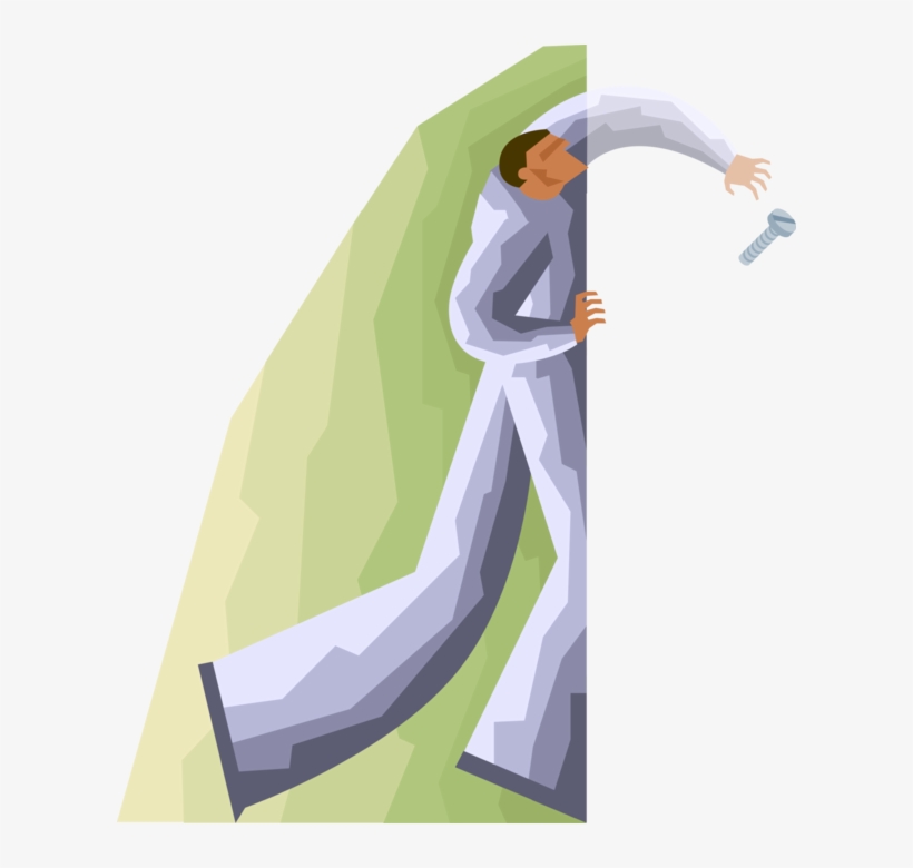 Vector Illustration Of Reaching For Screw Fastener - Illustration, transparent png download
