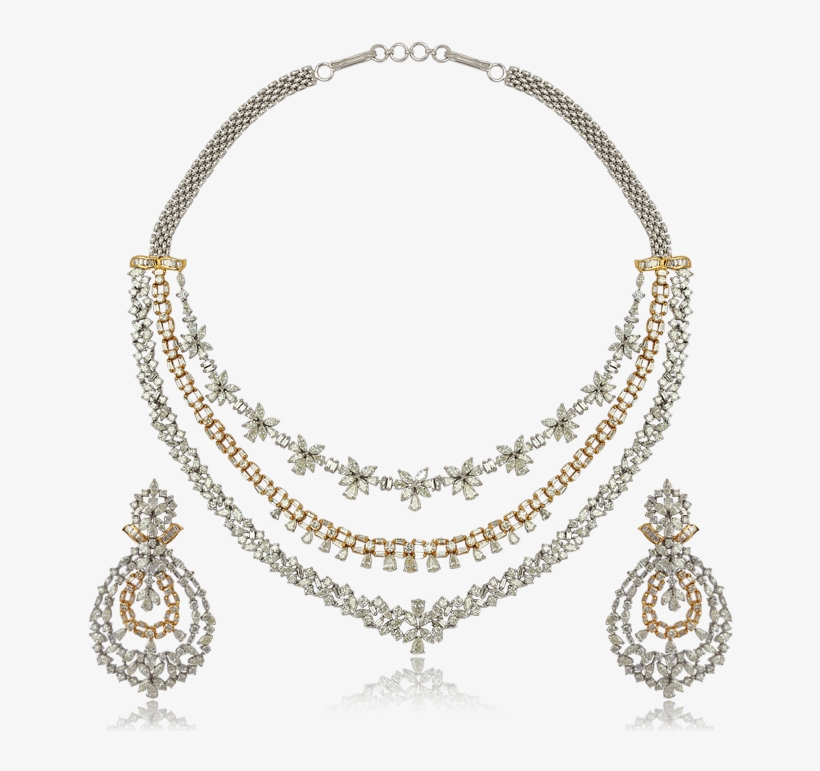 Niaj By Shradha > Products > Collections > Elation - Bridal Diamond Necklace Designs, transparent png download