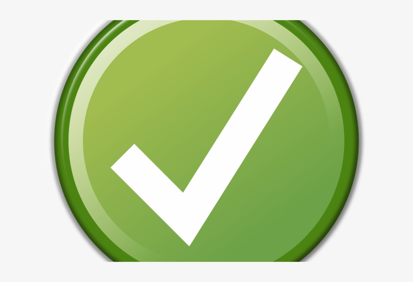 Green Tick Mark - Circle, transparent png download