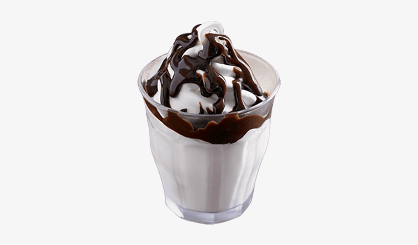 Chocolate Fudge Sundae - Hot Fudge Sundae Mcdonalds, transparent png download