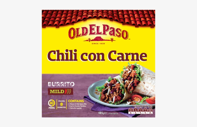 Chilli Con Carne Burrito Kit - Enchiladas Old El Paso Kit, transparent png download