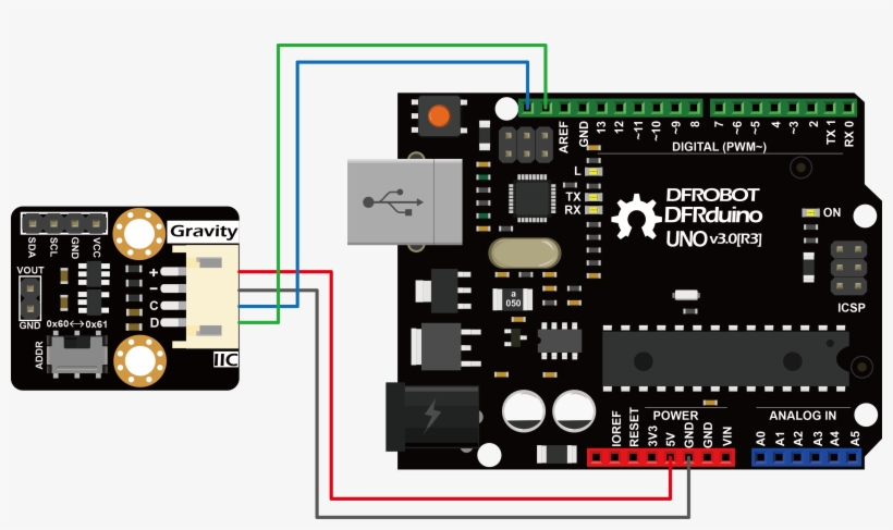 Dfr0552 Connection - Level Sensor, transparent png download