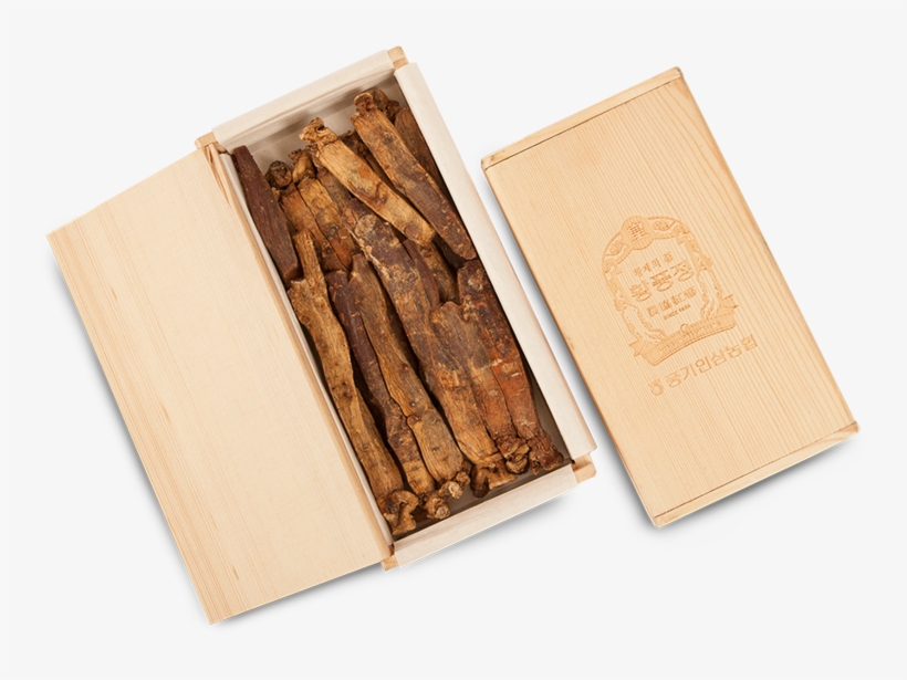 Korean Red Ginseng Root - Wood, transparent png download