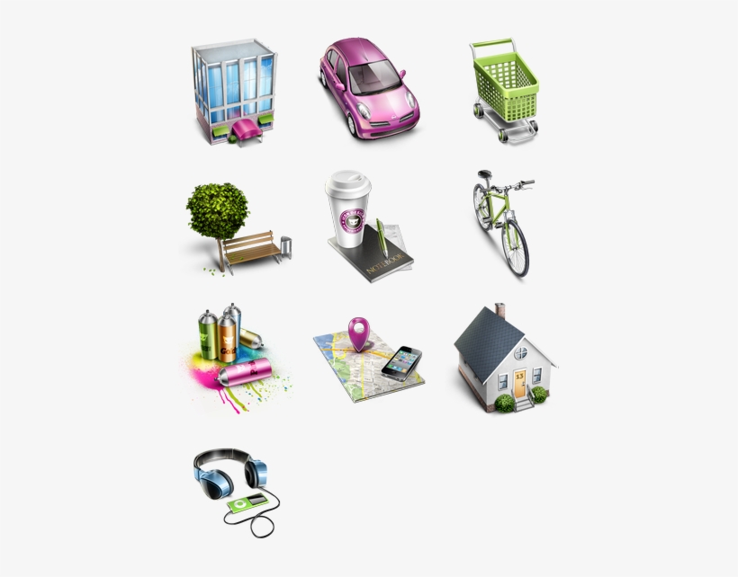 Search - Free Urban Png Icon, transparent png download