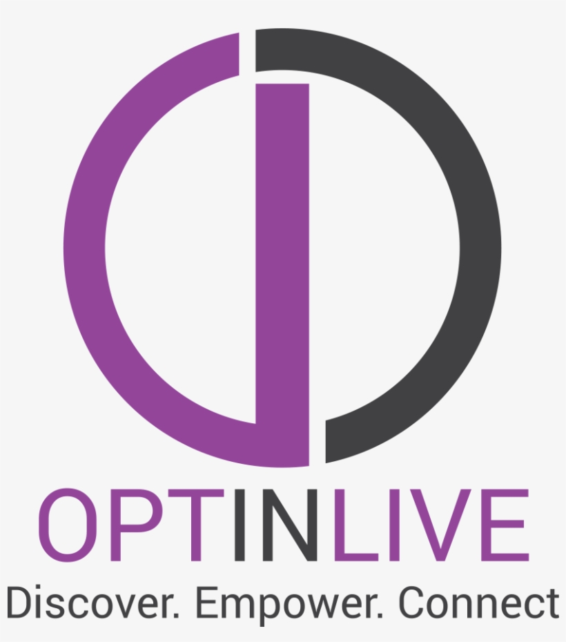 Opt In Live Logo Vertical With Tag - Circle, transparent png download