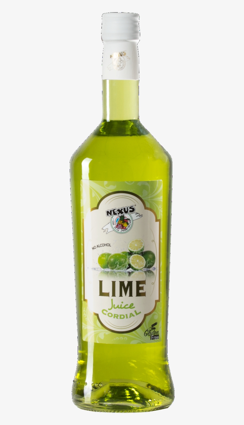 Nexus Lime Juice Cordial L1 Edited Edite - Plastic Bottle, transparent png download