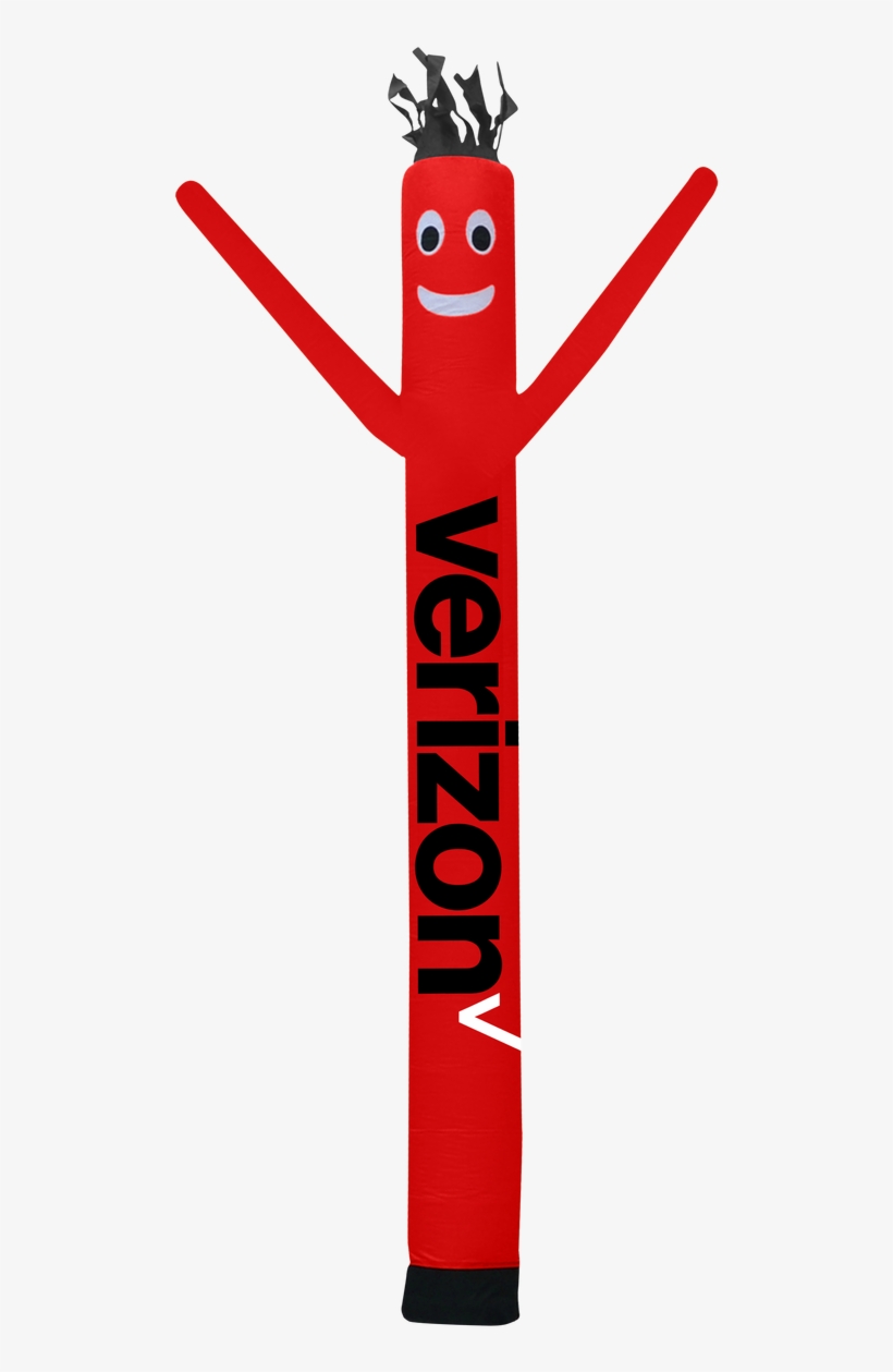 10ft Red Air Dancer Verizon Wireless, transparent png download