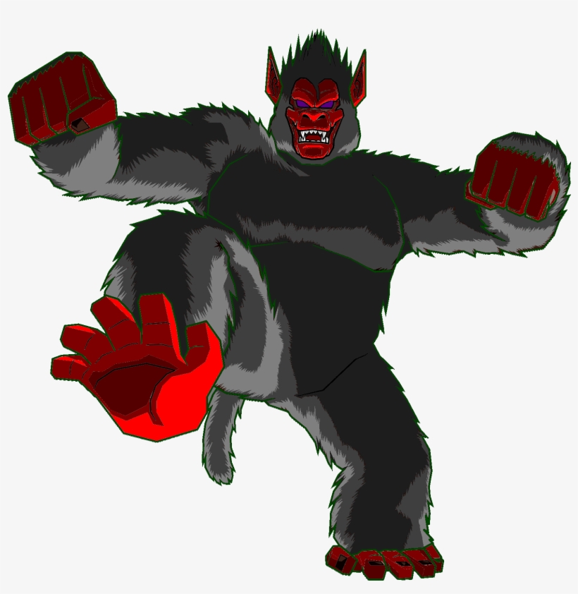 Dark Ape - Goku As A Monkey, transparent png download