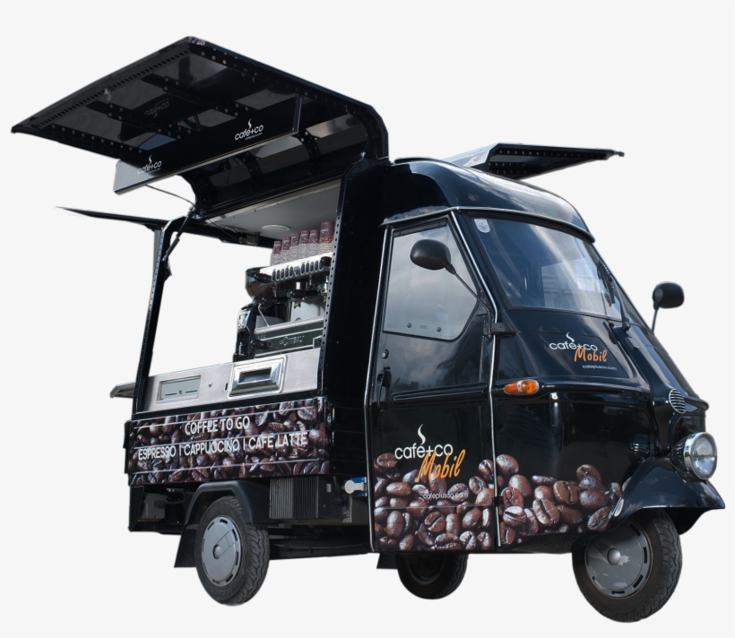 Mobile Stall For Dairy Products - Commercial Vehicle, transparent png download