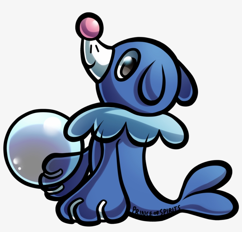 Art Of The Alolan Starters And Their Final Evolutions - Popplio Transparent Cute Fan Art, transparent png download