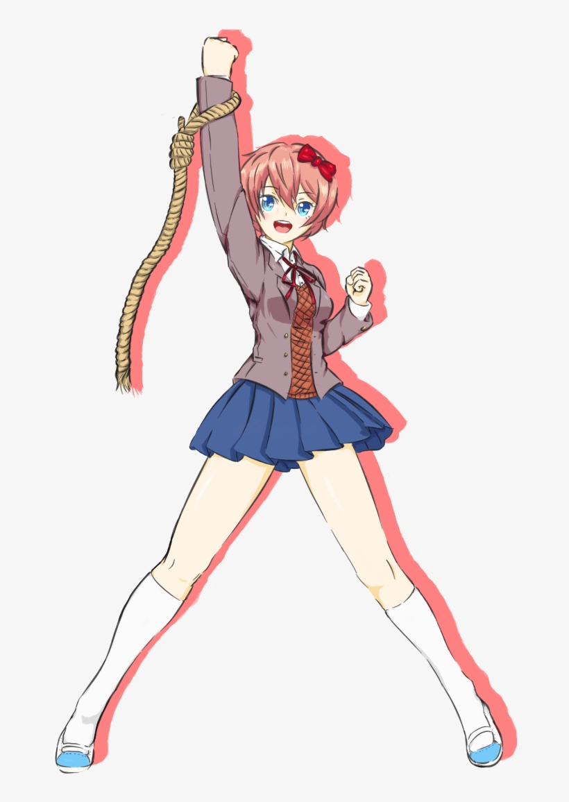 Fanart/musicddlcxbbtag Funart - Sayori - Cartoon, transparent png download