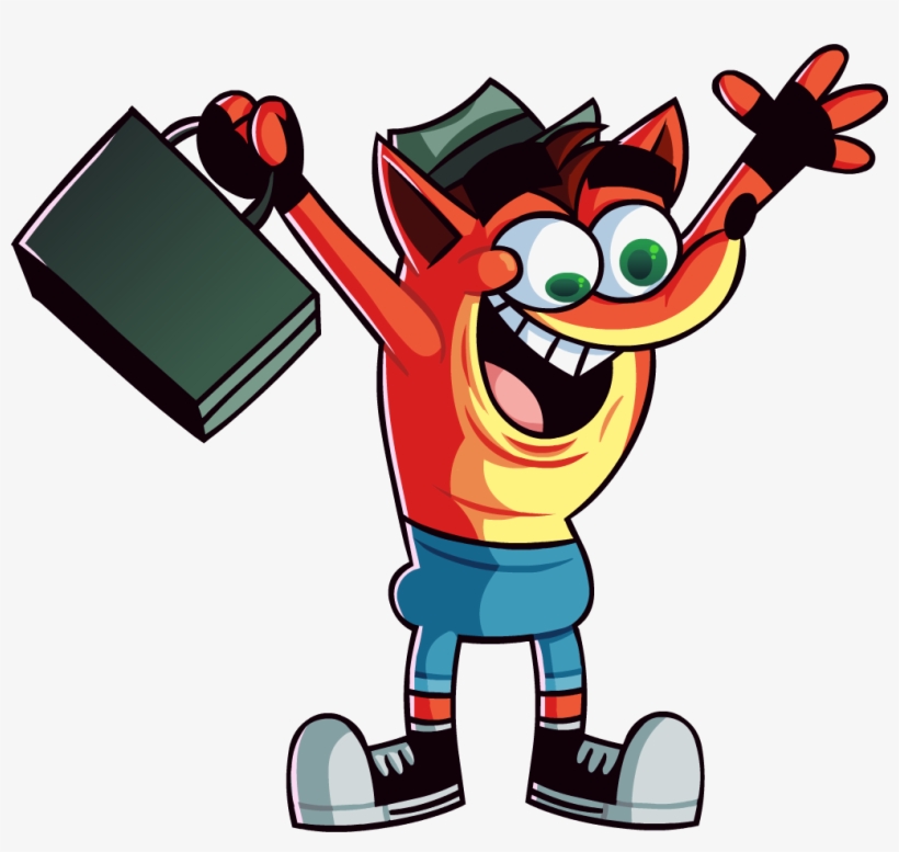 Some Donkus - Cartoon Crash Bandicoot, transparent png download