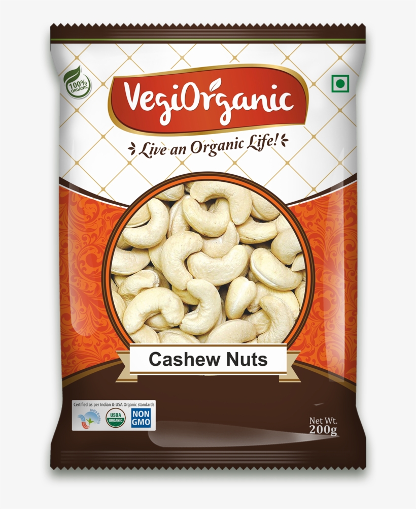 Organic Cashew Nuts - Rice, transparent png download