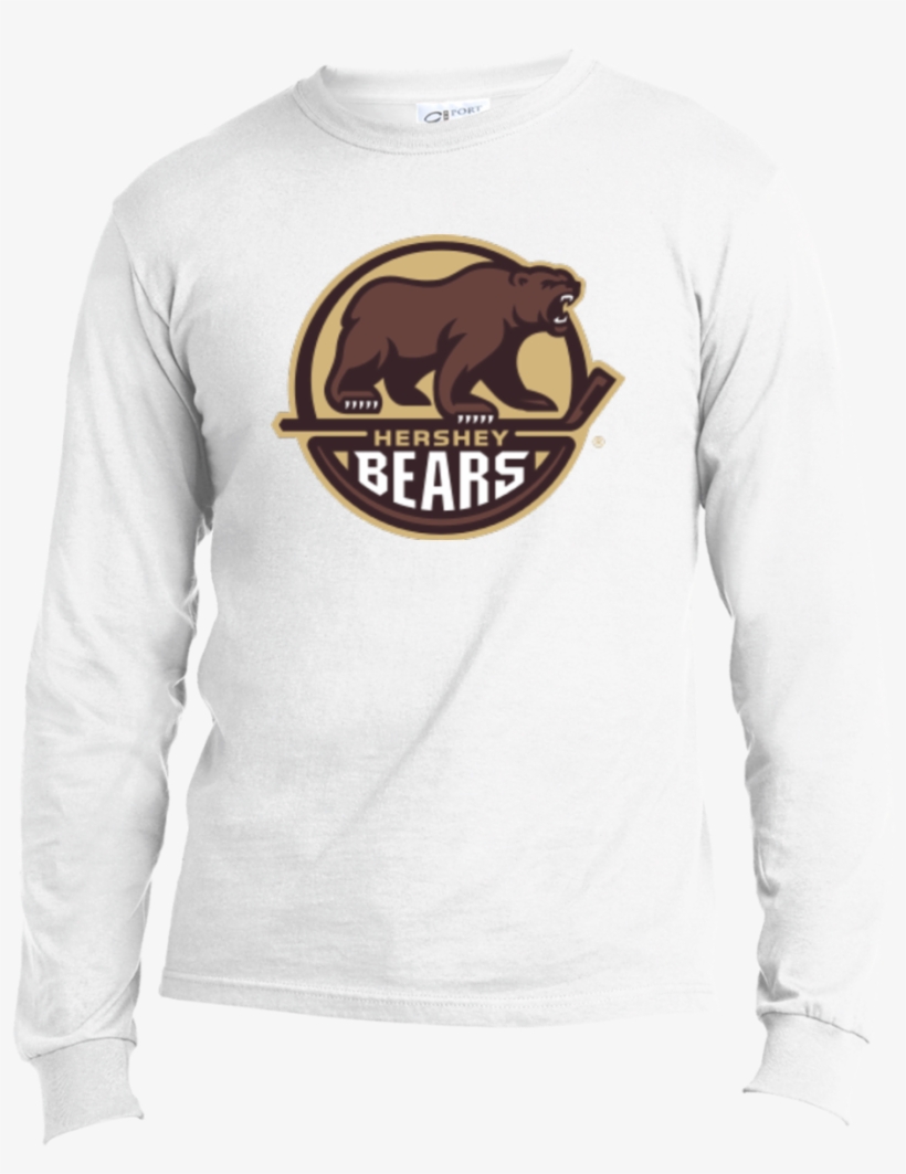 Hershey Bears Adult Long Sleeve T-shirt - Hershey Bears, transparent png download