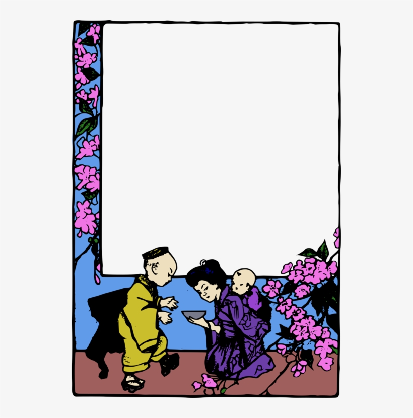 Family Child Picture Frames Mother Infant - Frames Png Couleur Pastel, transparent png download