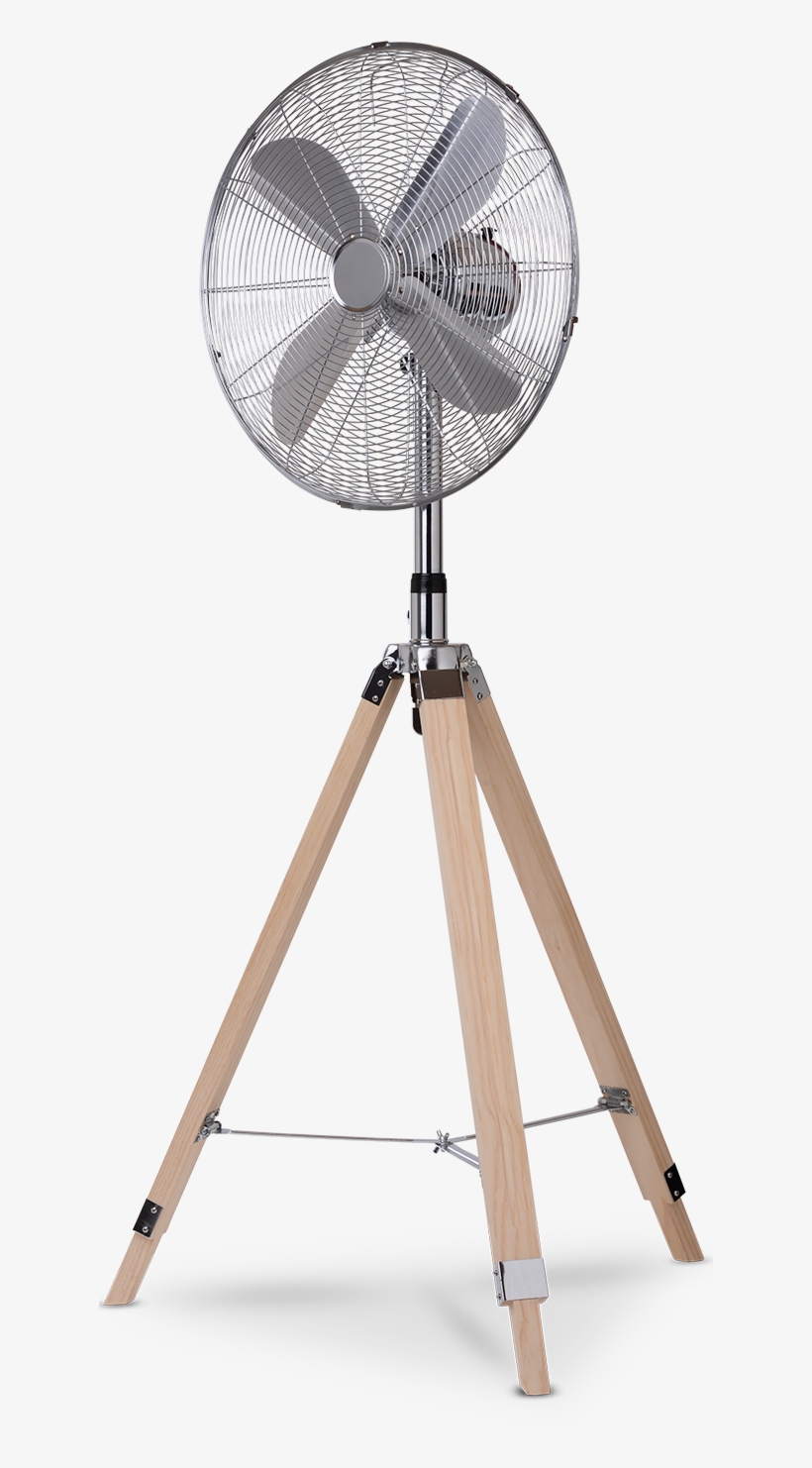 45cm Wooden Tripod Fan - Tripod, transparent png download