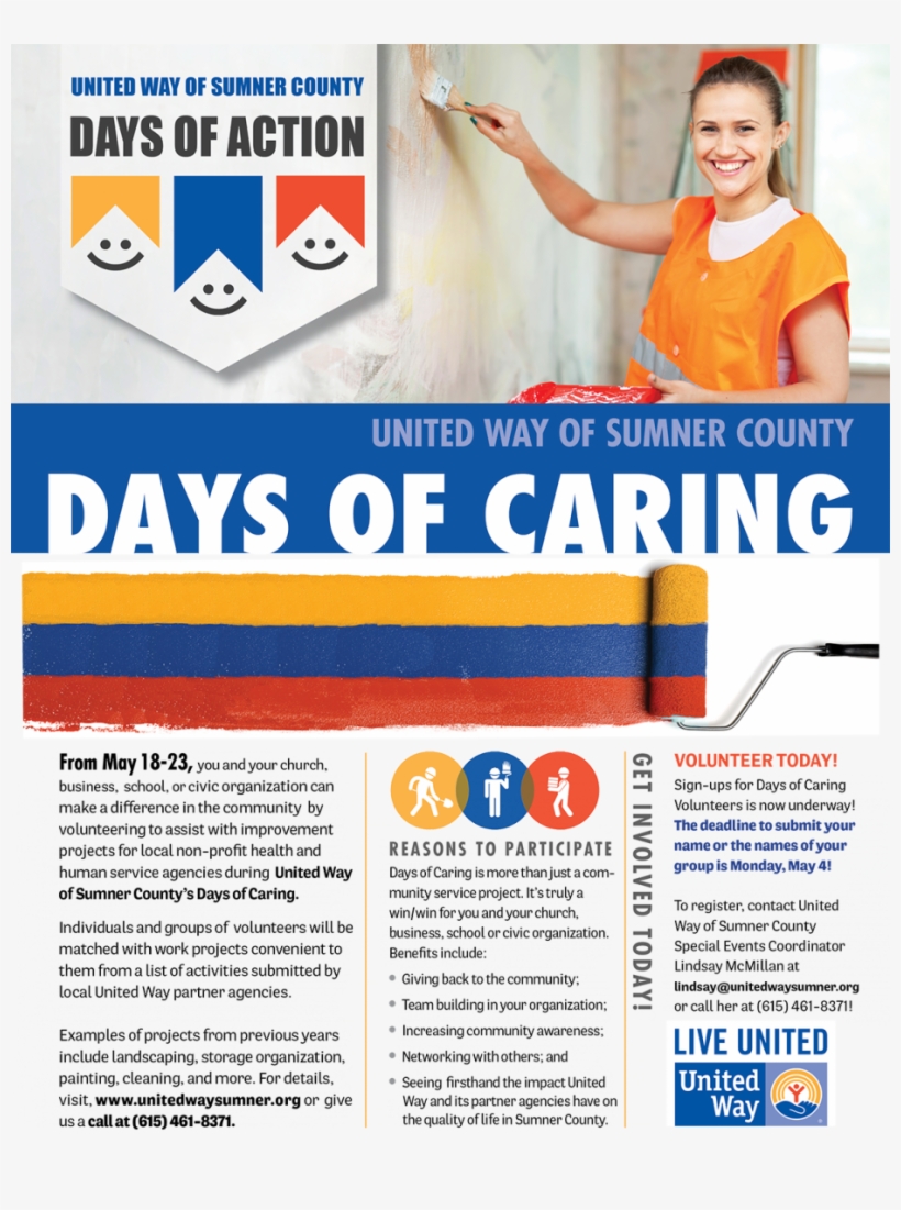 United Way Of Sumner County Encourages Local Businesses, - United Way, transparent png download