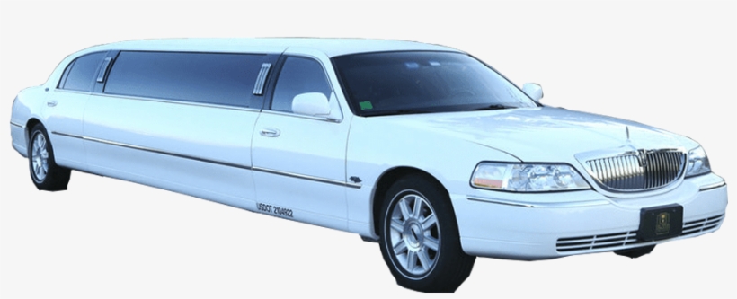 White Stretch Limo 10% Off The Total Price - Limousine, transparent png download