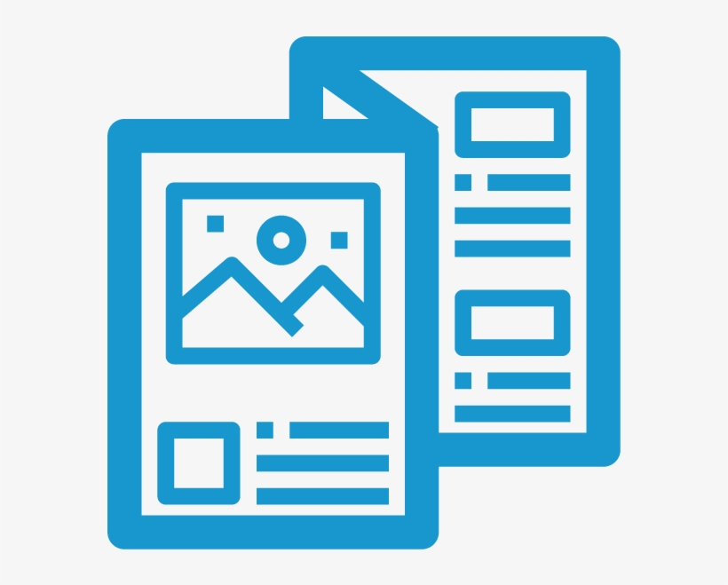 Leaflet Printing - Brochure, transparent png download