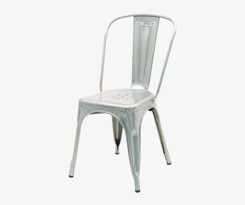Industrial Metal Stacking Chair - Chair, transparent png download