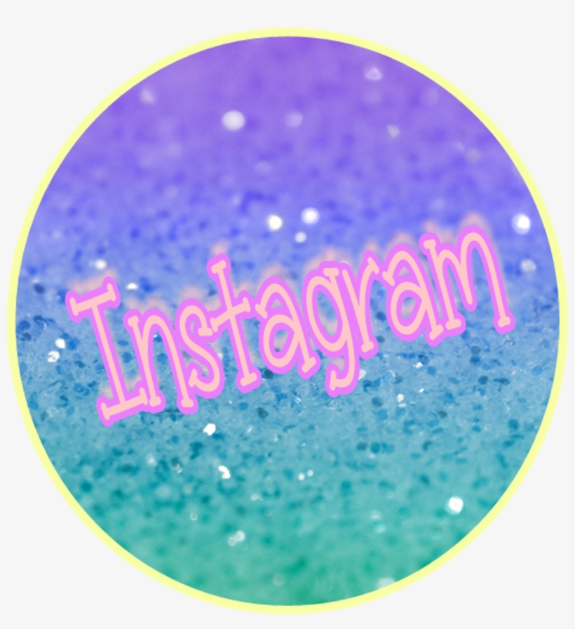 #instagram #circle #glitter #icon - Circle, transparent png download