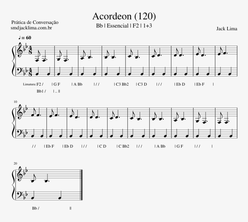 Prática De Conversação - Rebirth Rezonate Piano Sheet Music, transparent png download