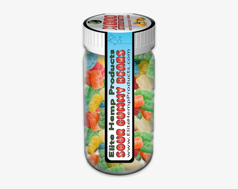 Elite Cbd Gummies Cbd Infused Gummy Bear X800 Strength - Gummy Candy, transparent png download