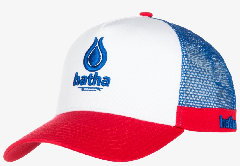 Hatha Trucker Cap Red/white/blue - Baseball Cap, transparent png download