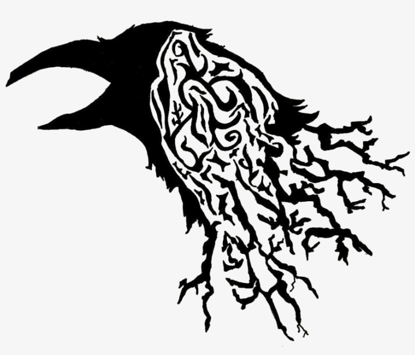 Crow - Illustration, transparent png download