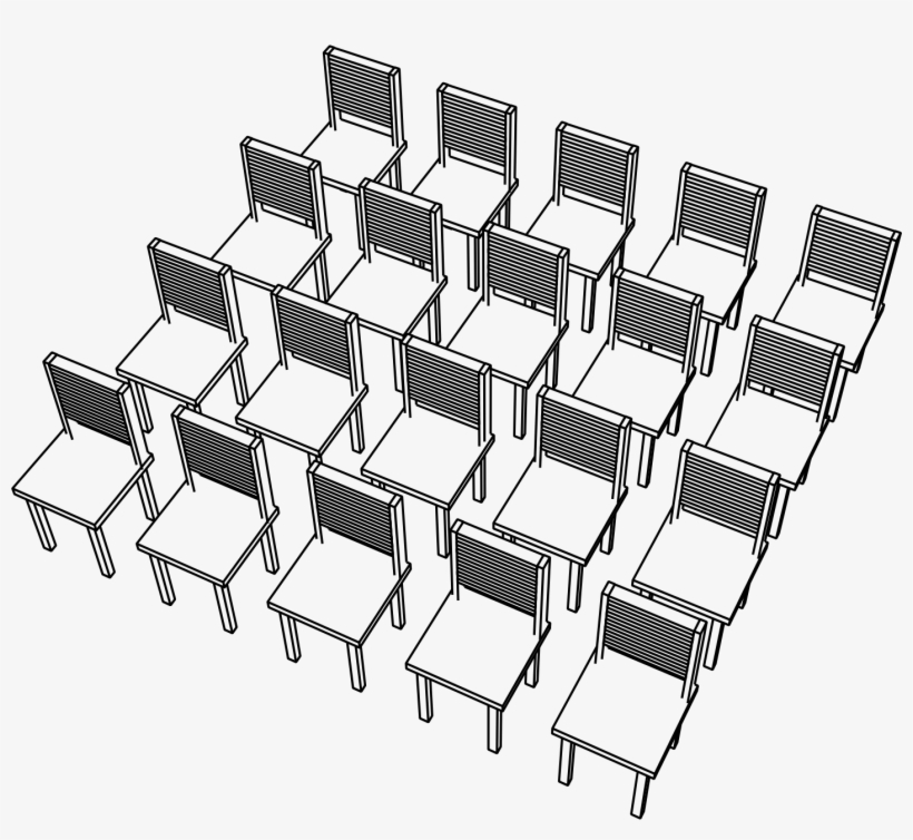 This Free Icons Png Design Of 20 Chairs 2nd Angle, transparent png download