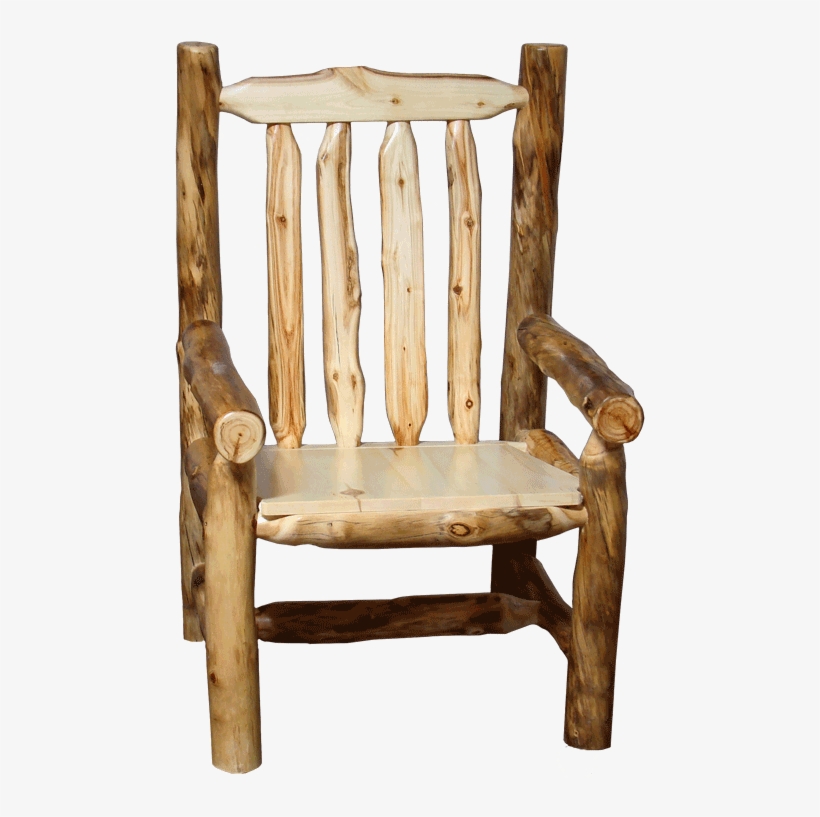 Chairs Rustic Log Furniture Of Utah Log Chairs - Chair Transparent PNG
