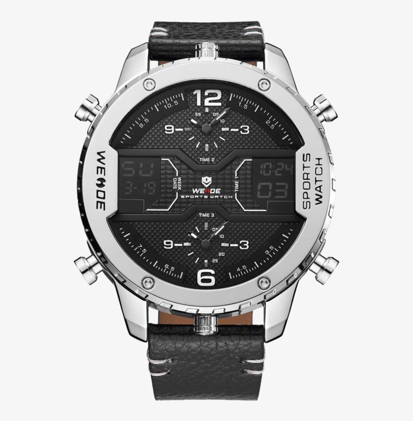 Weide Wh6401 3 Time Zones Alarm Date Week Stopwatch - Citizen Promaster Ny0040 09ee, transparent png download
