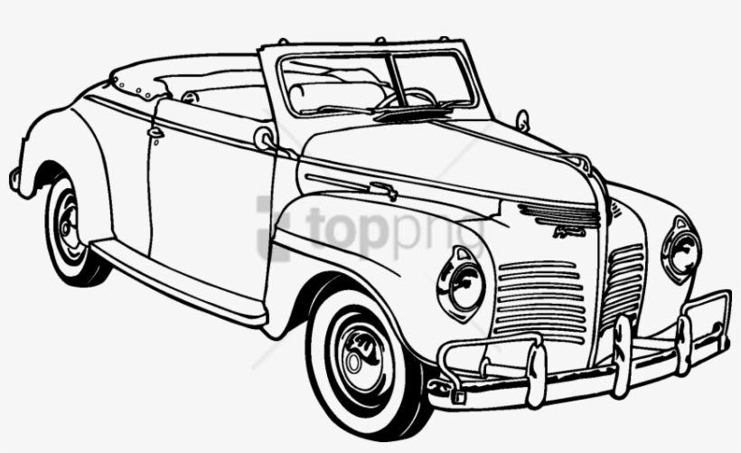 Free Png Vintage Car Tile Coaster Png Image With Transparent - Car, transparent png download