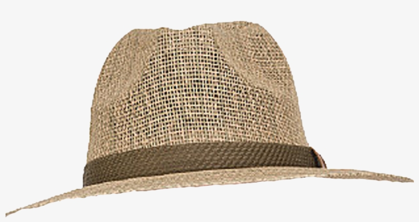Natural & Neutral Mens Fashion Shaped Burlap Tabacco - Fedora, transparent png download