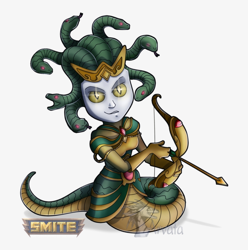 Request - Chibi-medusa - Smite Medusa Art Png, transparent png download