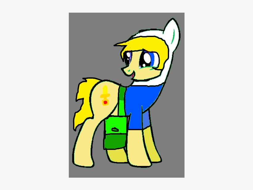 Finn The Pony - Cartoon, transparent png download