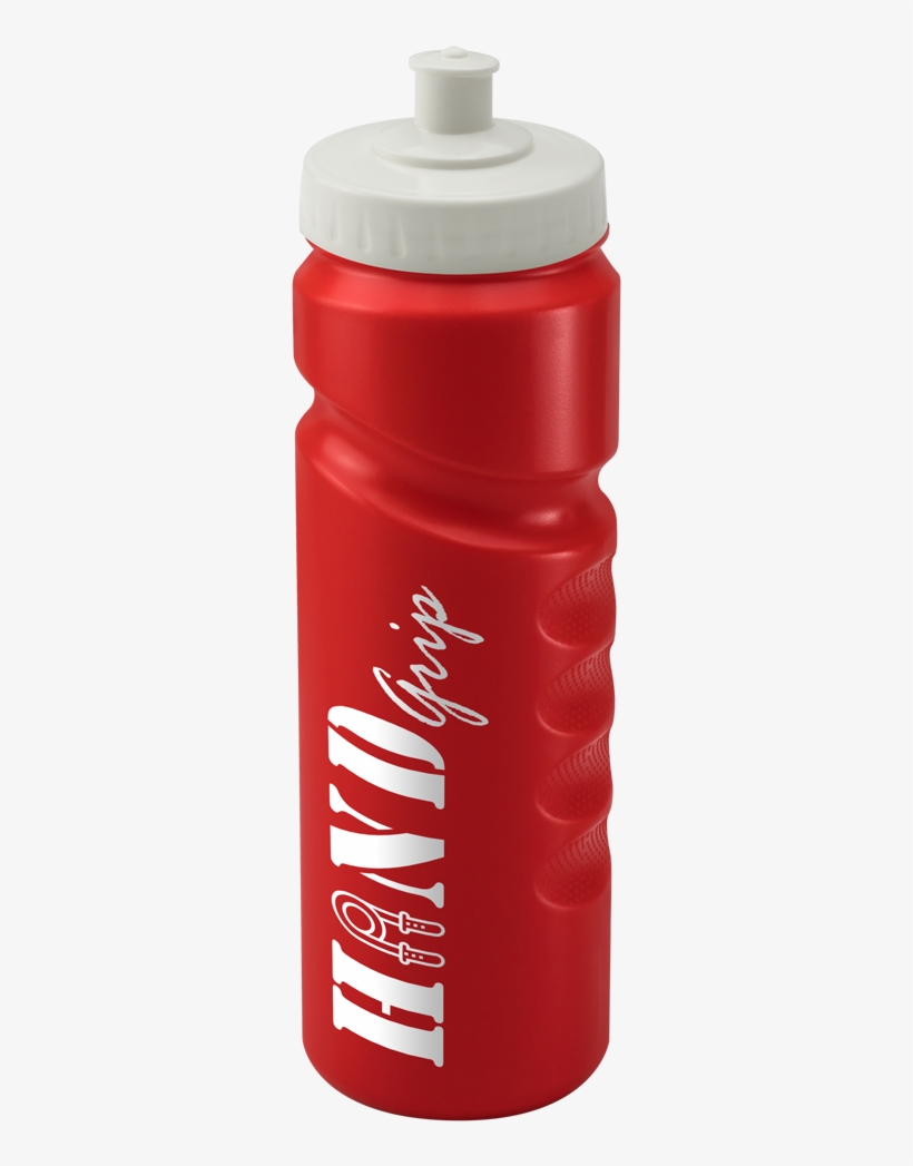Finger Grip 750ml Red Water Bottle - Water Bottle, transparent png download