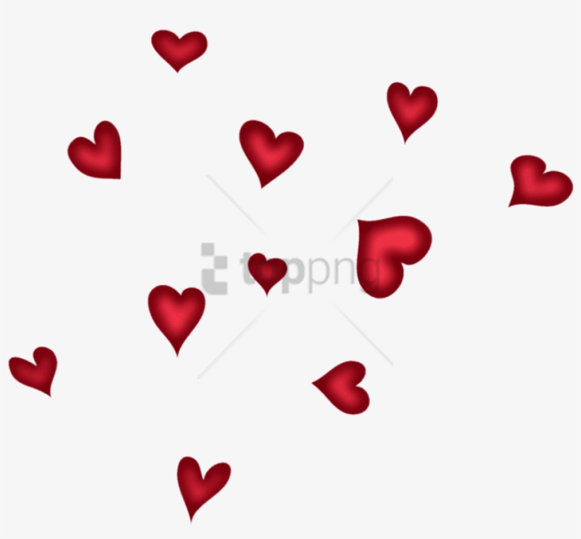 Free Png Red Hearts Transparent Background Png Image - Transparent Background Hearts Png, transparent png download